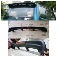 Kijang Krista car Spoiler 1997 1998 1999 2000 2001 2002 with lights