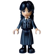 Original Lego Wednesday - Wednesday Addams (Black Striped School Uniform) 76781 Minidoll new