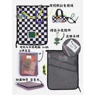 Checkerboard iPad Pouch | Document Folder Bag | Trendy Hand Carry Pouch