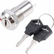 12mm Mini Key Switch ON/OFF Lock Switch KS-02 KS02