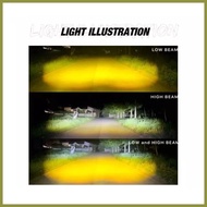 ∆ ◴ ◹ MOKOTO DOUBLE LAMP CREE QUADSHOT / TRI-STAR LED MINI DRIVING LIGHT FOR MOTORCYCLE AND CARS MO