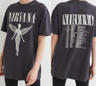 HOT fashion t-shirt #GDG# 1.11-7 Nirvana โดย hnm original S-5XL cotton2024