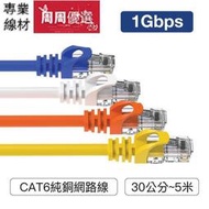 現貨 CAT6 高速網路線 30公分~5米 CAT.6 網路線 RJ45 福祿克認證 轉接線