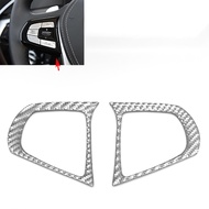 CarbonFiber Steering Wheel Button Patch 16-23 G30 G31 540i G11 G12 740i