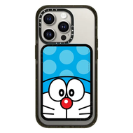 เคสใส่กระเป๋าเก็บบัตรโดราเอมอน X ของแท้พร้อมกระเป๋าเก็บบัตรที่ใส่บัตรกระเป๋าเงินแฟชั่น Magsafe สำหรั