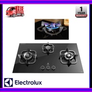 ELECTROLUX EGT9239CK 90cm Potenza Gas Hob with 3 burners