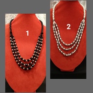 Pearl necklace hijab pearl necklace/ handmade pearl necklace/ pearl necklace/ Wanita fashion necklac