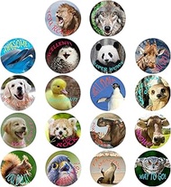 1500 Pcs Animal Reward Stickers for Kids, 1.5"x1.5" Motivational Incentive Reading Stickers, 18 Type