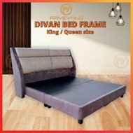 Fayeyang Fabric Bed Frame Bed Queen Bed King /Queen/King Size Divan Bed Katil Kayu