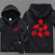 Anime Naruto Hoodie Jacket Akatsuki Sweatshirt Unisex Black Coat Tops Hoodies