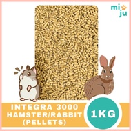 ⊶ Integra 3000 Pellets 1kg Repacked - For Hamsters / Rabbits / Chickens
