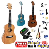 Quality 21/23/26 Inch Soprano Concert Tenor Ukulele 4 Strings Spruce mahogany wooden Guitar Ukulele + set of accessories