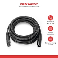 [PROMO] TaffSTUDIO XLR M Cable/F OFC Microphone Karaoke Shielded 3 Meter BOF30