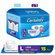 Certainty Adult Diaper Value Pack L 15 - Adult Diapers - Adhesive Diapers - Certainty
