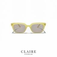 ♥CLAIRE  (HN) แว่นกันแดด CLAIRE รุ่น Hang On  แว่นกันแดด แว่นกันรังสีUV400 แว่นตาเลนส์แท้❀