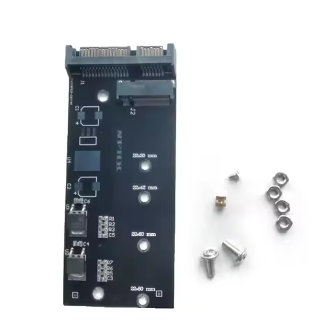 B+M Key SATA M.2 Ngff Ssd To Sata 3 Raiser M.2 To Sata Adapter Expansion Card M.2 SATA Adapter Raise
