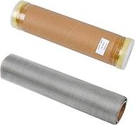 LABLPSAI 304 Stainless Steel Wire Mesh, 8 Mesh Metal Screen Mesh 19.6 inch X 8 ft(50cm X 244cm) Wire