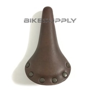 Saddle Permai FG Dark Brown Gel Bicycle Saddle with Buttons