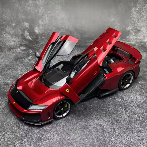 Burago diecast model 1/18 FRI F80 model static display holiday gift collection