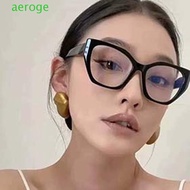 AEROGEM Color Frame Reading Glasses, Retro Hip-hop Butterfly Shaped Eyewear, New Lightweight Decorat