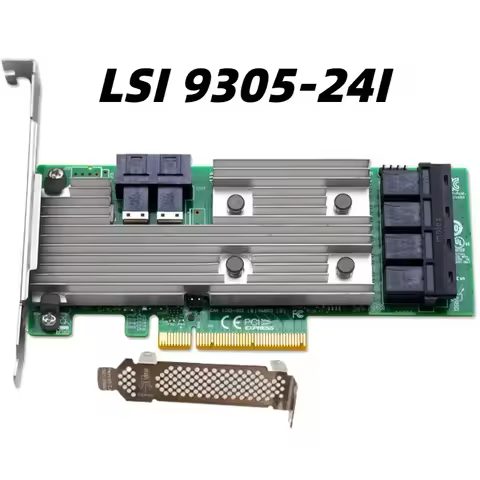 LSI 9300-8I 9300-16I 9305-16I 9305-24I IT Mode HBA Card PCI-E 3.0 SATA SAS JBOD LOT