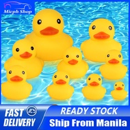 🥇[24 hours delivery]10pcs Squeaky Rubber Duck Duckie Float Bath Toys Baby Shower Water Toys for Swimming Pool Party Toys Gifts Boys Girls