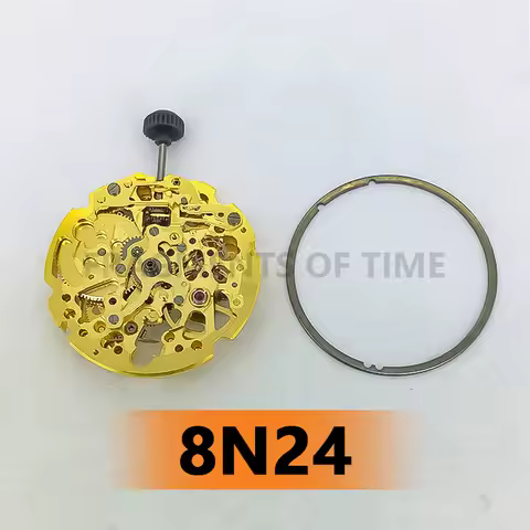 New 8n24 Watch Movement Genuine 8N24 Mouvement Automatic Movement 3 Hands Imported Japanese Gold Wat
