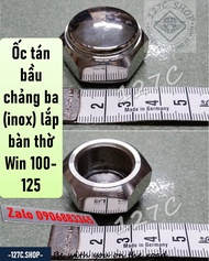 [HCM] Ốc tán bầu chảng ba inox lắp bàn thờ Win 100/ 125cc