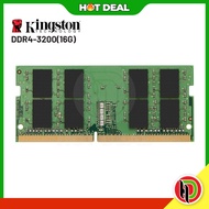 Hotdeal 16GB Kingston DDR4 3200MHz Non-ECC CL22 SODIMM 2Rx8 - Kingston 16GB Notebook RAM KVR32S22D8/