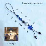 Handmade Fairy Tail Keychain - Waxed Rope Phone Hanging Rope Anime Magician Association