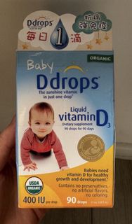 Baby Ddrops 嬰兒維他命D3滴劑