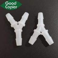 1pcs Y-Tube For Ink Hose 4x3mm Y-Connector Y Shaped Ink Tube xp600 Dx11 Dx5 Dx7