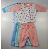 NEW BORN BABY CLOTHES SET BEAR LOGO NEW BORN 0 MONTH - 6 MONTH BAJU BABY -MYKIDS