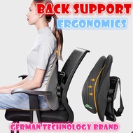 《SG Local stock》Ergonomic Lumbar back support office chair cushion car accessories German brand 3d twin wing design