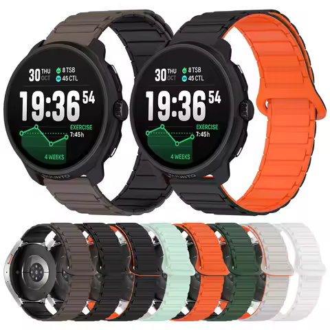 Magnetic Silicone Strap For SUUNTO Race 2 Wristband RACE Run/RACE S/Ocean/VERTICAL/9 PEAK PRO/5 PEAK