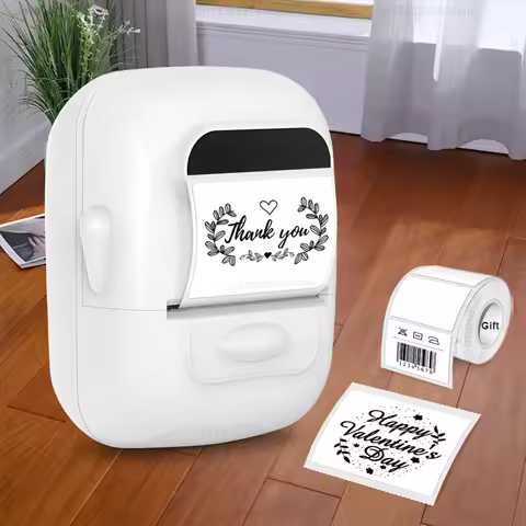 P50 Thermal Label Printer Similar as Marklife P50 M110 E210 Mini Label Maker Handheld Label Machine 