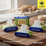 Nottibee Pet Wipes 100pcs (3 Flavors) - Lavender, Honey Berry, John Musk