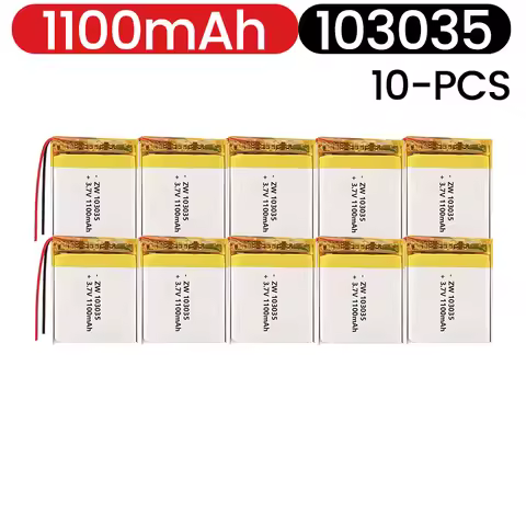 103035 3.7V 1100mAh Battery Lipo Polymer Lithium Ion Rechargeable Batteries +PCB Protection Board PH