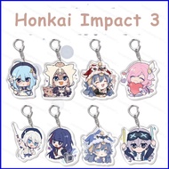 Honkai Impact 3 Elysia Acrylic Keychain Pendant Bags Accessories Game Peripheral