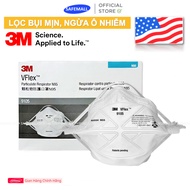 Box Of 50 Masks 3M 9105 Vflex Standard N95 NIOSH Usa, Ultra-Fine Spark Filter PM2.5, Anti-Pollution