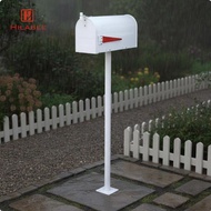 [UsusexaMY] Large Capacity Mail Box Secure Lock Outdoor Postbox Weatherproof for Front Yard or Farmh