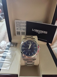 LONGINES Conquest 41mm blue dial 浪琴康卡斯藍面