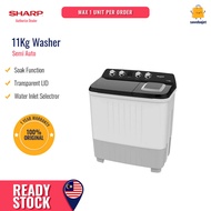 Sharp Mesin Basuh Manual - Semi Auto Washing Machine Washer ( 11kg ) ESTP1116