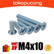 100pcs JF Bolts M4X10 mm Plus Screwdriver Bolts M4x10mm Plus Bolts M4 x 10mm