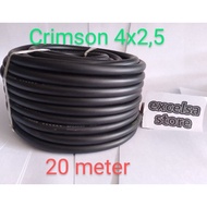 CODE W3G Crimson 4x25 2 meters fiber speaker cable contains 4 large 25 mm fibers 2 meters long