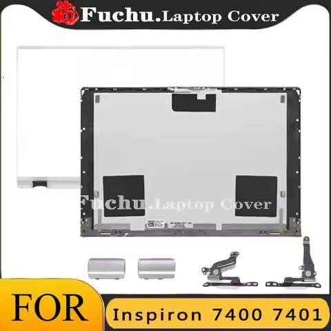 For DELL Inspiron 7400 7401 LCD Back Top Cover Front Bezel Hinges Hinge Cover Rear Lid 0NCVP1 0CYKR7