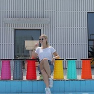 伸縮櫈隨意調教高低椅子💯居家戶外釣魚郊遊等座排隊便攜