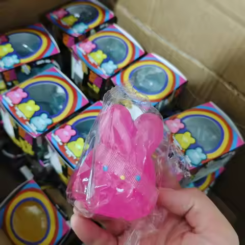 Schylling Needoh Nice Cube Sensory Fidget Cube Stress Relief Squishy Cube Anti-Anxiety Squeeze Objec