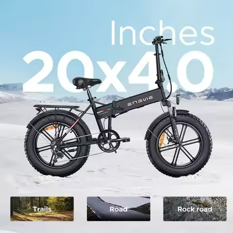 EP-2Pro 750W Electric Bicycle Motor with 48V13AH Battery Adult Mini Folding E-Bike 20 Inch Fat Tires