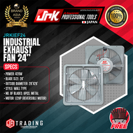 JR Kawasaki JAPAN Industrial Exhaust Fan 24" 4 Fan Blades  JRKIEF24 +FREEBIES